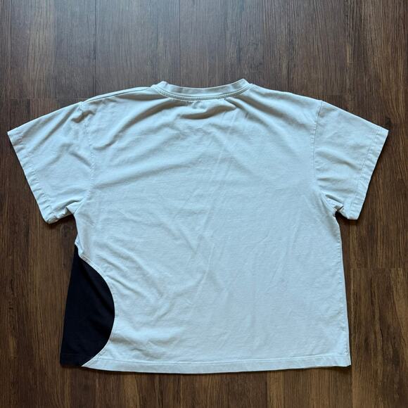 Urban by Alembika Oversized A-Line T-shirt Top Gray Black Circles Women’s Small - Picture 6 of 10